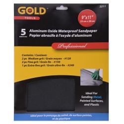 Sandpaper aluminum oxide waterproof 5 pc