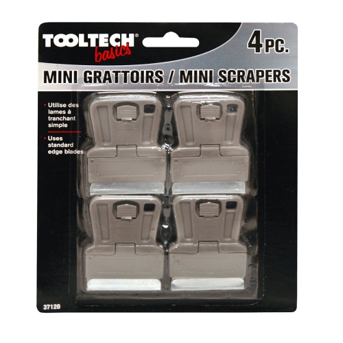 Scrapers 4 pc mini uses standard edge blades