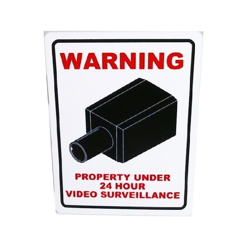 Warning Sign Small 5.5x7