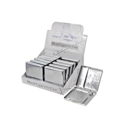 Cigarette Case Metal Display Box 12/display Asstd 3.50 X 3.50 - Each Sold Individually"