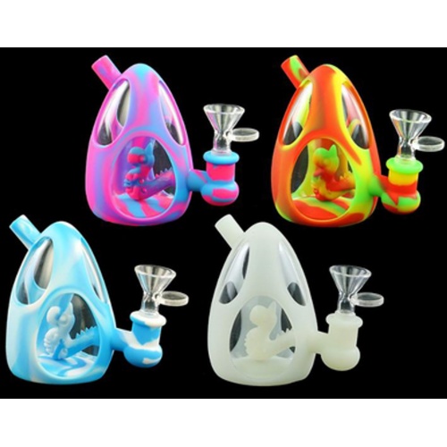 Silicone Water Pipe 8 Dinosaur Egg
