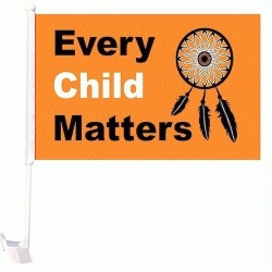 car flag Every child matters