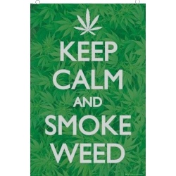 Flag 3x5Ft - keep calm and smoke weed
