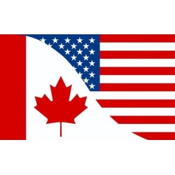 Flag Canada/USA friendship 3x5Ft