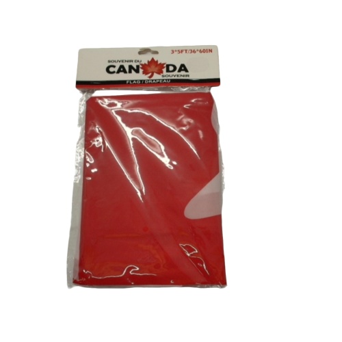 Flag Canada with grommets 3x5Ft indoor/outdoor 100% polyester(promo)