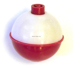 Snap-on Float Red/White 1-1/2"" Bulk 50Bg""