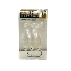 Bait Shifter Minnow 3.5 3/8oz. Ice 3pk. Lunkerhunt"