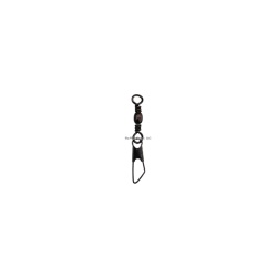 Barrel Swivel w/ Safety Snap, Black, Size 7, 20