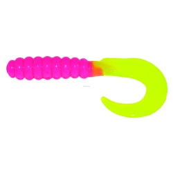 Curl Tail Grub Bublegum/Chart Tail 3 10 per pack"
