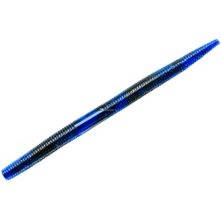 Dinger Soft Plastic Worm 5" Black/Blue Swirl Yum YDG578