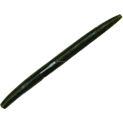 Dinger Soft Plastic Worm 5" Green Pumpkin8/Bag Yum YDG508