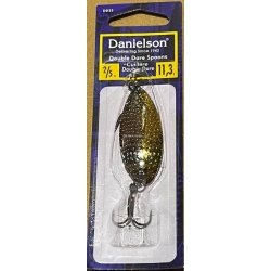 Double Dare Hammered Spoon, 2/5oz, w/Treble & Danielson DD25HG5050
