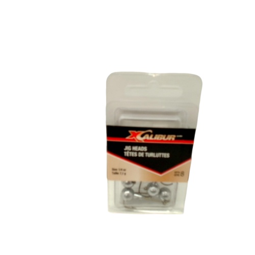 Jig Heads Silver Ball 1/4oz. 8pk. Xcalibur