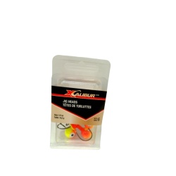 Jig Heads Yellow/orange Eye 1/2oz. 6pk. Xcalibur