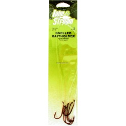 Lake & Stream Snelled Hook, Size 2, Baitholder Eagle Claw 13010-002