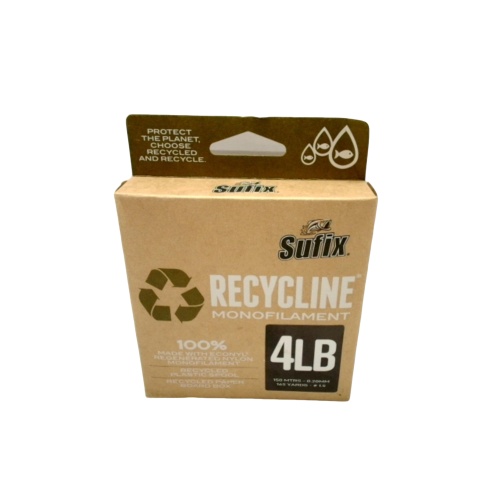 Recycline Monofilament 4lb 150m. Fishing Line Sufix
