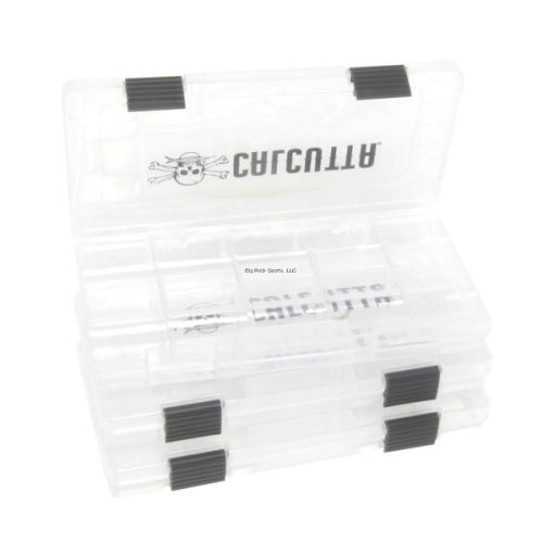Tackle Trays Clear 3500 Size 2-Latch Priced per tray Calcutta C2LTT-3500