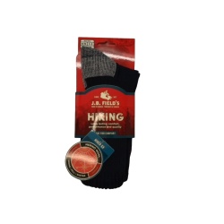 Hiking Socks Medium Hiker GX Navy/Grey Merino Wool J.B. Field's