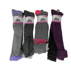 Socks Women's Knee High 2pk. Kodiak Ass't