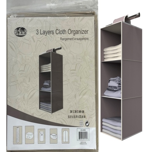 30X30X60Cm 3Layer Cloth Organizers