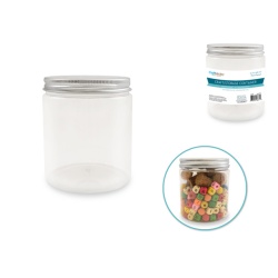 Craft/Bead Storage: 8.5x10cm (480ml) DIY Wide-Mouth Jar w/Alum Screw-Top