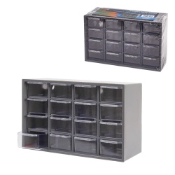 Storage Cabinet 16 Drawers 8.6 x 3.5" x 5.5""
