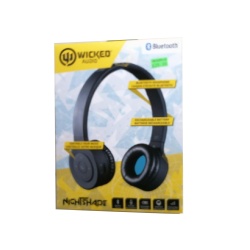 Nightshade Rechargeable Bluetooth Headphones Wicked Audio
