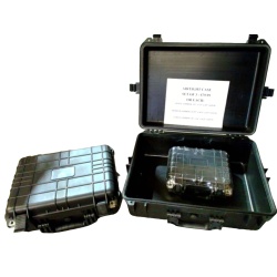 Airtight Case Set Of 3 Black Plastic (or $19.99, $29.99, $39.99)