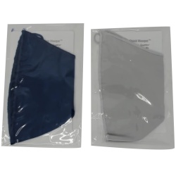 Face Mask 3 Layer Cotton Grey Or Blue Washable Or 4/$0.99