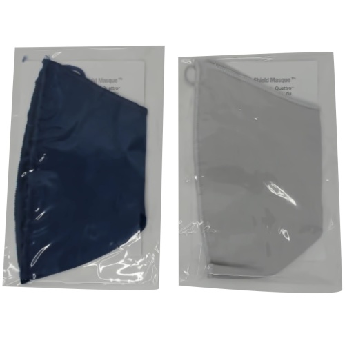 Face Mask 3 Layer Cotton Grey Or Blue Washable Or 4/$0.99