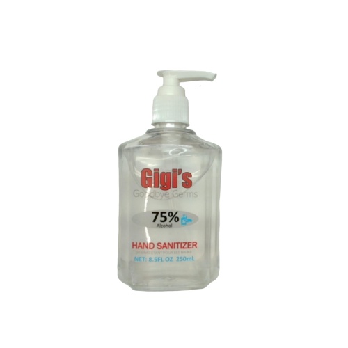 Hand Sanitizer 75% Alcohol 250mL Gigi's Goodbye Germs