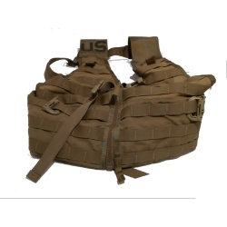 Vest load bearing authentic U.S. military surplus one size coyote green