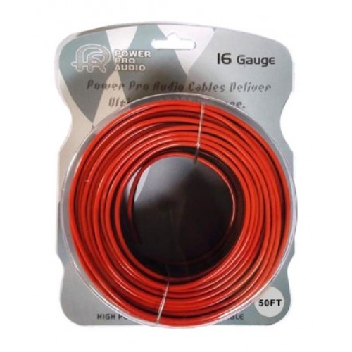 Speaker Wire 16GA 50FT CCA - Black & Red