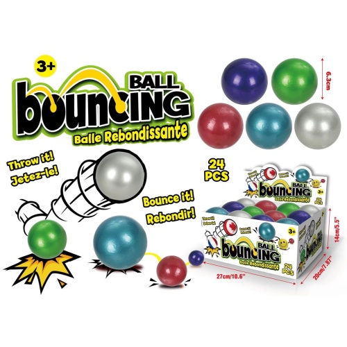 Bouncing Ball Metallic 2.5 5 cols, Ref to #07424