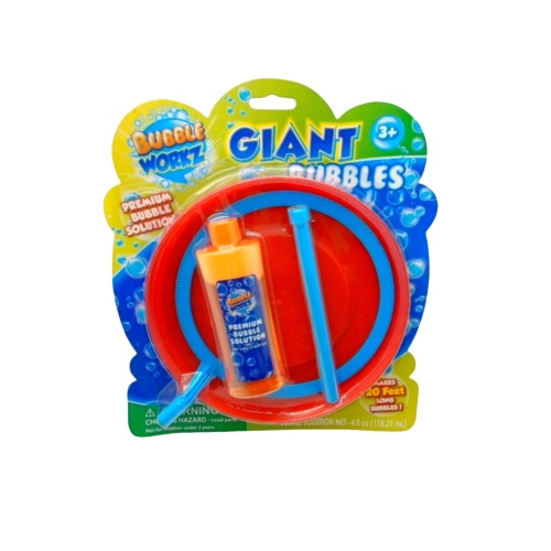 Giant Bubbles Kit w/Tray, Wand & 4fl. oz. Bubble Works(endcap)