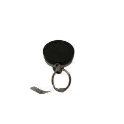 Badge Holder Keychain Metal Extendable Cord