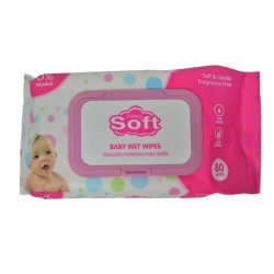 Wet Wipes 80pk Pink Simply Soft