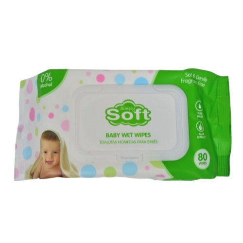 Wet Wipes 80pk Simply Soft