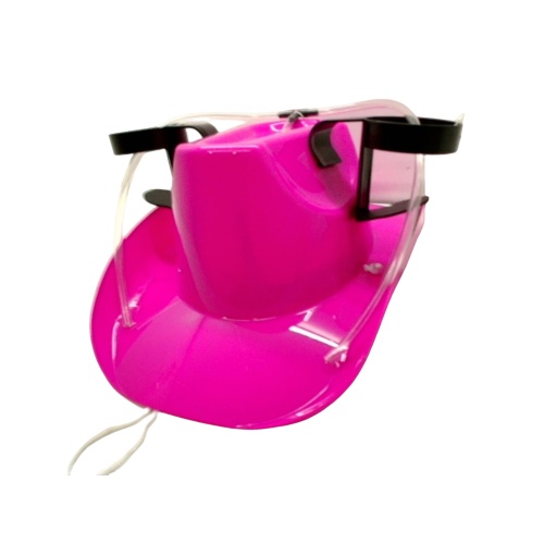 Cowboy Drinking Hat Pink Prograde