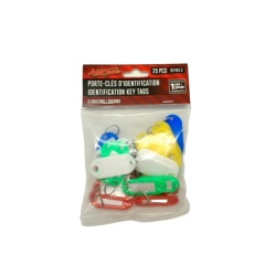 Identification Key Tags 25pk. Assorted Colours Add Tools