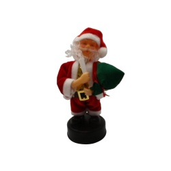 Musical Christmas Moving Figure 10 Santa"