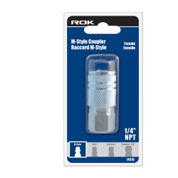 Coupler industrial m-style 1/4 NPT F