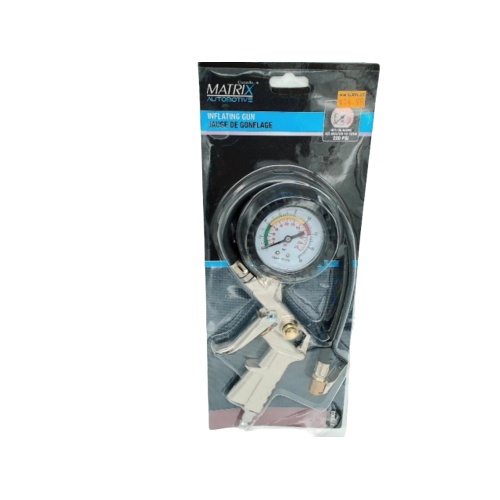 Tire Inflator With Dial Gauge