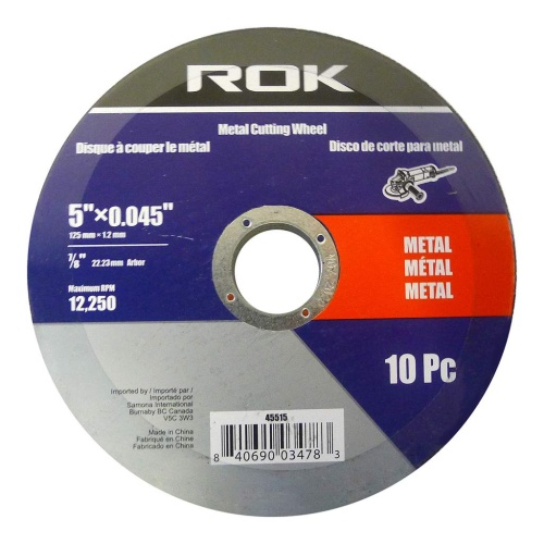 Disc 5 inch .045 10 pack metal cut off
