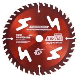 Saw blade contractor 6.5 inch 40 tooth