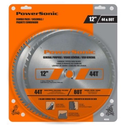 Sawblade 12 inch 2 pack 44 tooth and 80 tooth