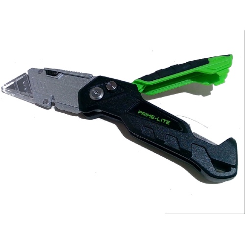 Utility knife folding with 3 position lock 3 spare blades