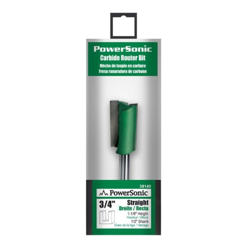 Straight Bit 3/4 X 1/2 Shank