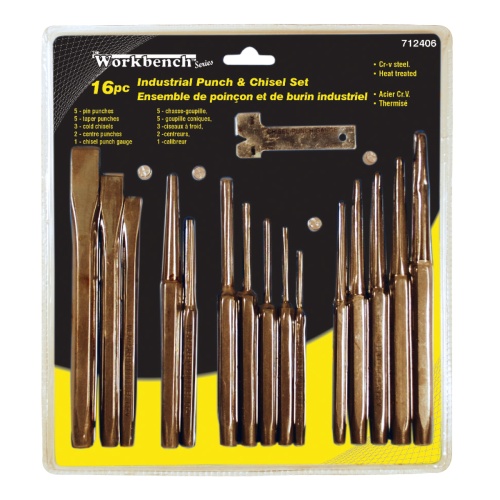 Mechanics Punch And Chisel Set 16 Pc