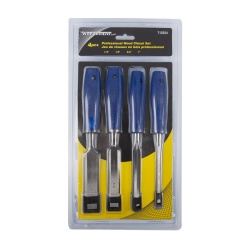 Wood Chisel Set W/plastic Handle 4 Pc